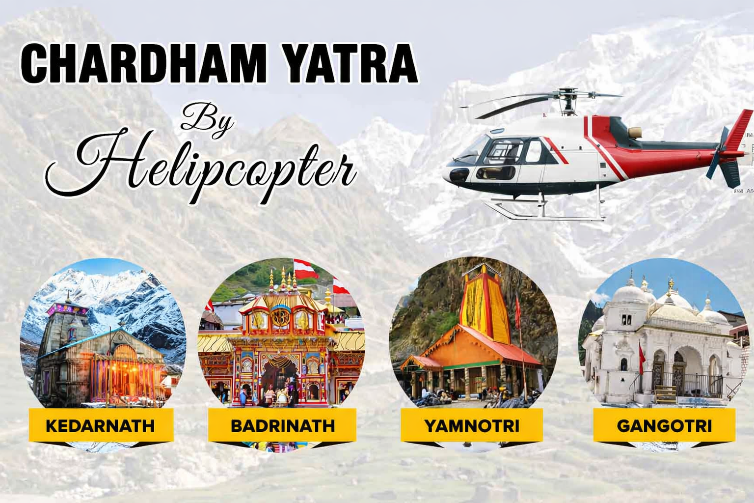 Chardham Yatra By Helicopter (05 NIGHTS/06 DAYS)
